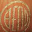 The emblem on A pumpkin with the emblem carved into its rind, City of Bend, October 30, 2018.