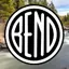 The emblem on Promotional graphic for the company’s BEND circle sticker, Carstickers.com, July 25, 2020.
