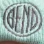 The emblem on Mint beanie with the disc embroidered and a mint onesie with it printed, The Bend Store, September 12, 2020.