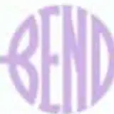 The Bend Emblem as drawn in Downtown Bend Business Association badge, 2018, the letters alone.