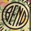 The emblem on ArtWalk buttons, each carrying the disc inside an “ARTWALK JULY 2025” ring, The Bend Store, July 11, 2025.
