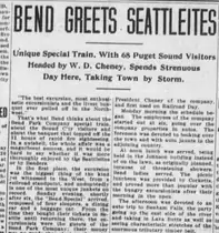 The report of the Seattle excursion, opening section.