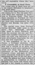 Dana’s account of the welcome, reprinted in The Bulletin.