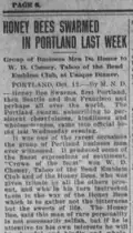 The account of the Portland dinner for Cheney.