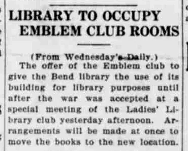 The library’s acceptance of the club’s offer.